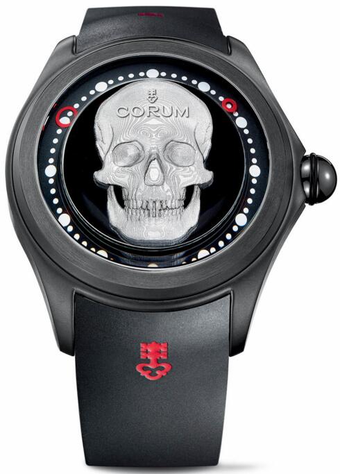 Review Corum Big Bubble 3D SKULL L390 / 03337 - 390.101.95 / 0371 SK01 Replica watch